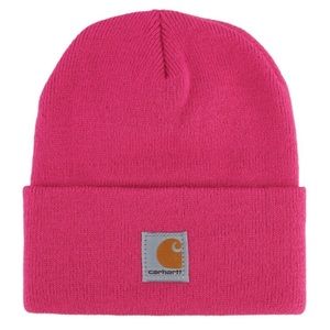 KIDS- INSTOCK⭐️Carhartt watch hat Magenta Pink